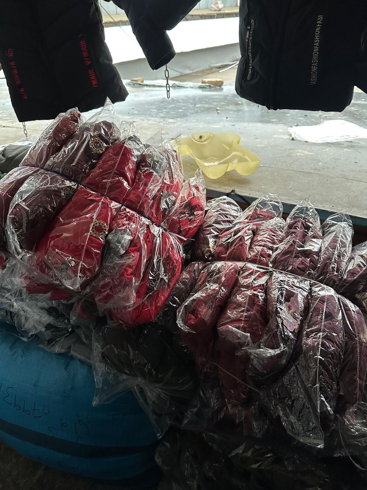 Winter coats prepared for distribution to children ahead of Afghanistan's winter